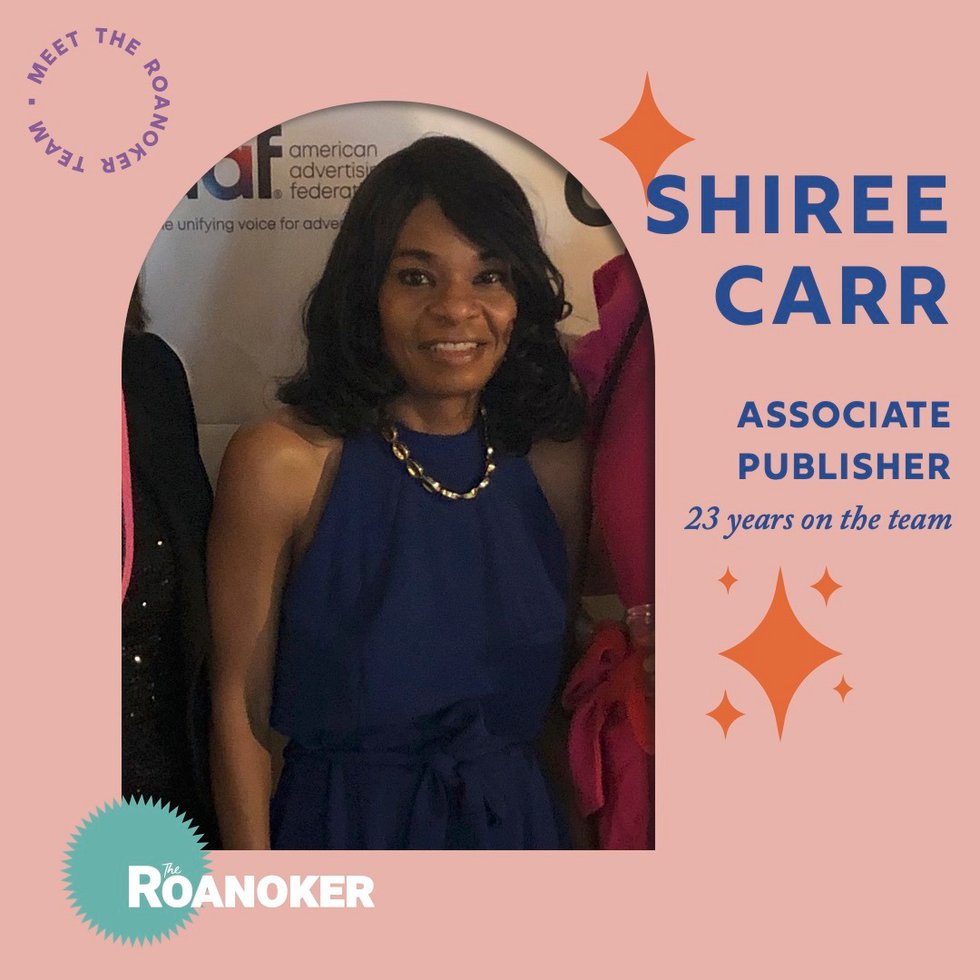 Shiree Carr, Associate Publisher, The Roanoker Magazine